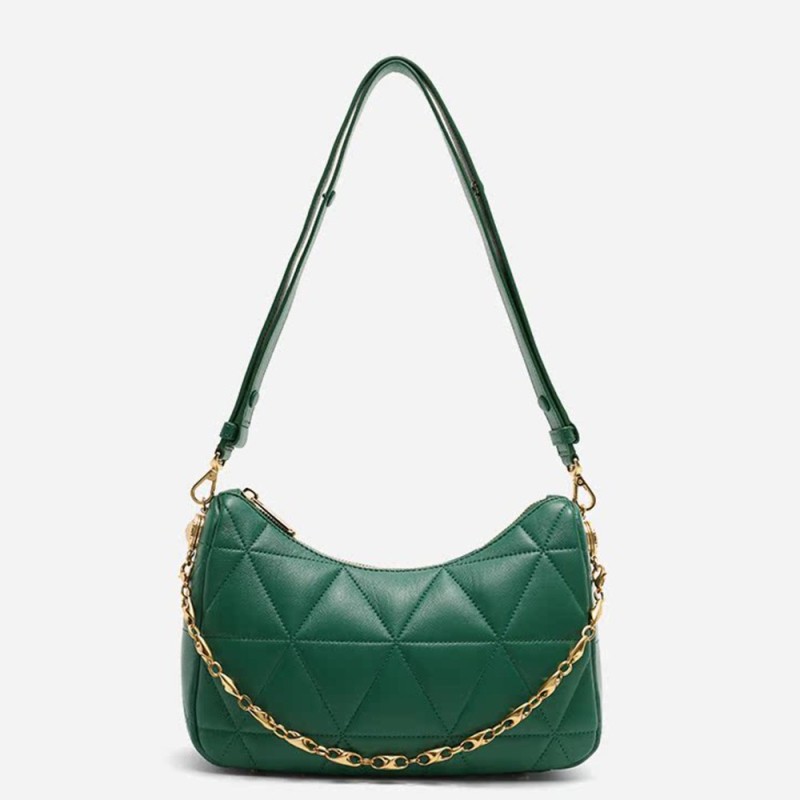 Real leather women's bag crossbody bag fashionable sheepskin armpit bag women's crescent bag